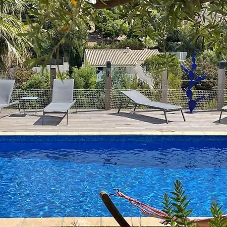 别墅 De Qualite Vue Piscine Chauffee 罗克布伦河畔阿尔让